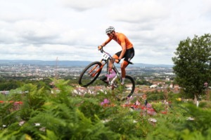 MTB Mathieu van der Poel ©Glasgow 2018 via Getty Images